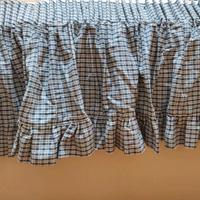 Country/ Mantovana/ Mantovana quadretti blu beige