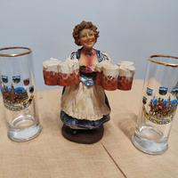 Set Oktoberfest Bicchieri e Statuetta