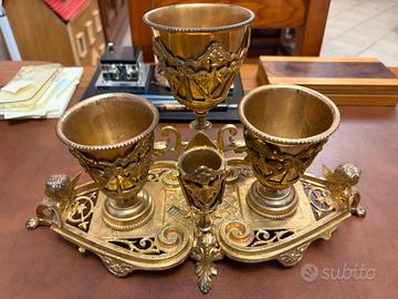 Set antico da scrivania XIX secolo