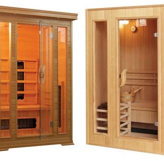 Sauna infrarossi finlandese 2 posti in più misure