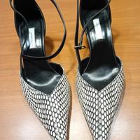 Decolletè G. Viozzi pelle stampata pitone tg. 39