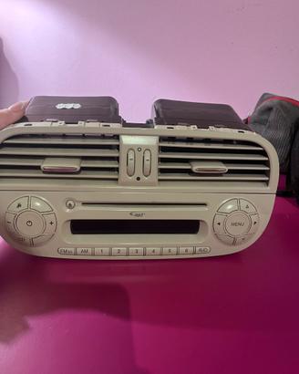 stereo/ radio fiat 500
