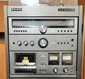 Impianto stereo anni 70/80 Silver