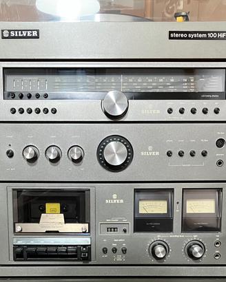 Impianto stereo anni 70/80 Silver