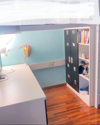 Letto a soppalco singolo IKEA SMASTAD