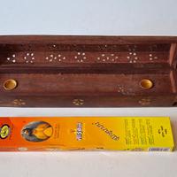 Scatola portaincenso indiana con incensi