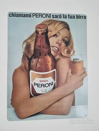 Targa poster pubblicità retrò vintage PeroniAperol