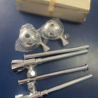 Kit raccordi cromati acqua calda/fredda