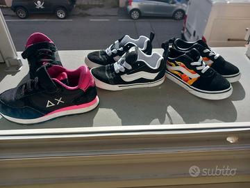 Scarpe bambine e maschio