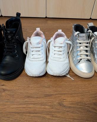 Lotto 3 paia di scarpe Geox e Skechers