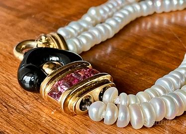 Collana perle Nouvelle Bague