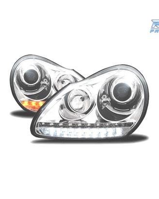 FARI PER PORSCHE CAYENNE 03-07 LUCE DIURNA XENON F