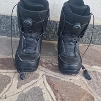 scarponi snowboard rossignol, taglia 43