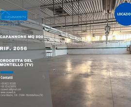 Capannone 800 mq Crocetta d. M.llo (TV) Rif. 2056