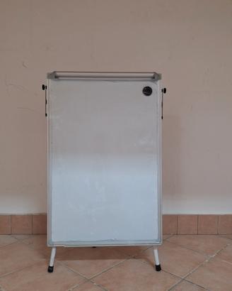 lavagna bianca magnetica su treppiede