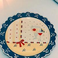 Wald piatto decorativo 32 cm in ceramica nuovo