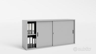 Armadio metallico archivio con ante scorrevoli