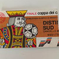 Biglietto finale coppa campioni  Roma Liverpool