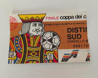 Biglietto finale coppa campioni  Roma Liverpool