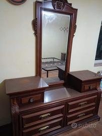 Consolle toeletta con specchio