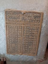 Tornio parallelo inizi '900