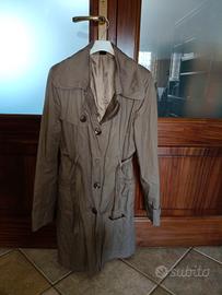 Giacca trench grigio taglia m