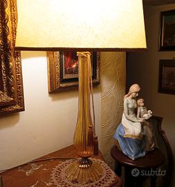 Grande lampada cristallo e Murano 