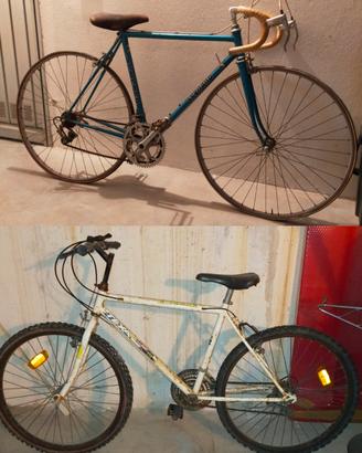 bicicletta vintage e Mountain bike 