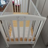 culla materasso e paracolpi