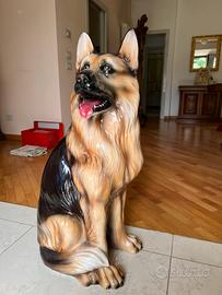 Cane in ceramica, manifattura italiana