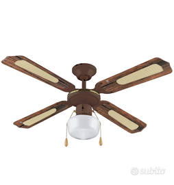 VENTILATORE DA SOFFITTO-55W-DIAMETRO 107cm-4 PALE.