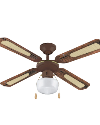 VENTILATORE DA SOFFITTO-55W-DIAMETRO 107cm-4 PALE.