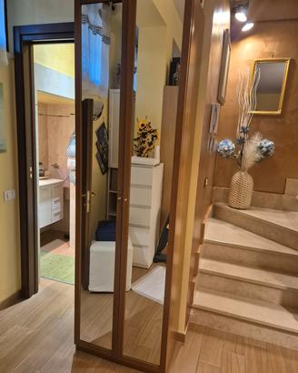 MOBILE LEGNO INGRESSO A SPECCHIO 
