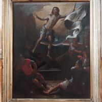 dipinto antico raffigurante scena sacra