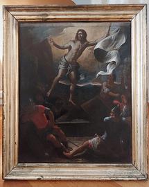 dipinto antico raffigurante scena sacra