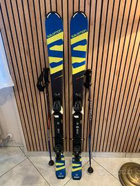 Sci Salomon 130 cm + Attacchi Salomon + Racchette