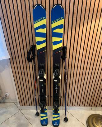 Sci Salomon 130 cm + Attacchi Salomon + Racchette