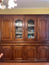 credenza in legno massello di castagno