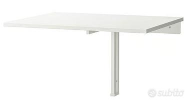Tavolino a ribalta IKEA NORBERG bianco