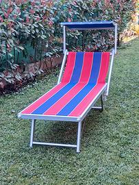 Lettino prendisole da spiaggia