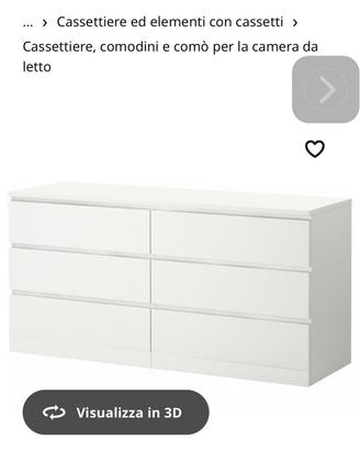 Cassettiera  ikea