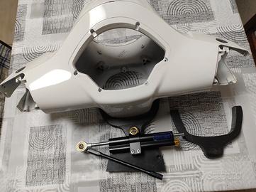 Ammortizzatore di sterzo tubi e disco freno vespa 