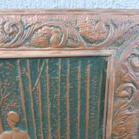 Quadro in rame battuto