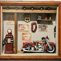 Quadro vintage motofficina USA