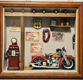 Quadro vintage motofficina USA