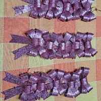Fiocchi decorazione natale rosa Babbonatale