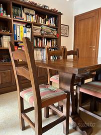 Arredamento in legno di castagno