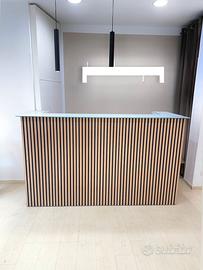 Banco cassa in legno