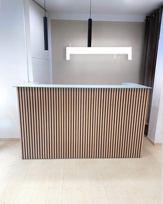 Banco cassa in legno