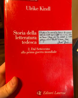 Storia della letteratura tedesca - Ulrike Kindl